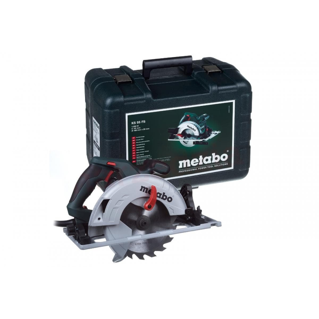 Дискова пила Metabo KS 55 FS 1200Вт, 160мм, 4кг, пластиковий кофр (600955500) - изображение 5
