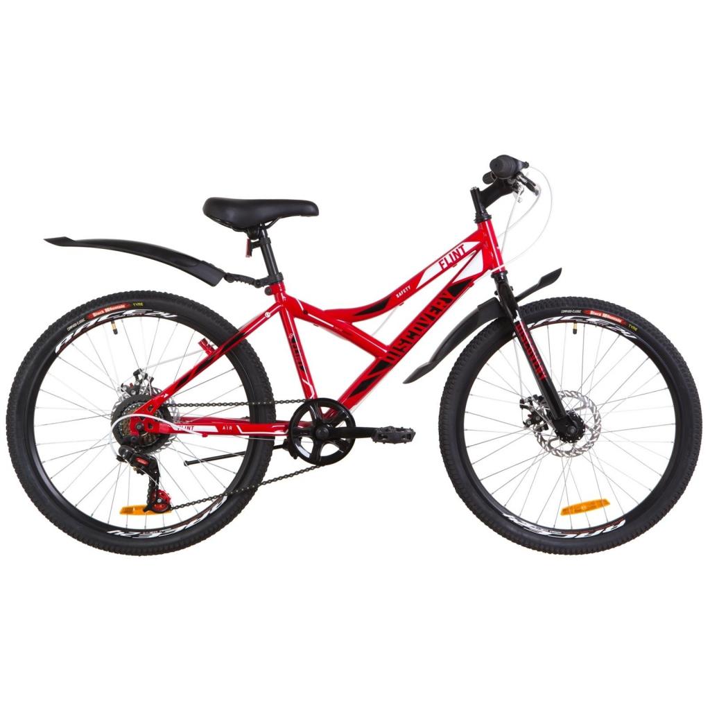 Велосипед Discovery 24" FLINT DD рама-14" 2019 червоно-білий з чорним (OPS-DIS-24-122) - зображення 1