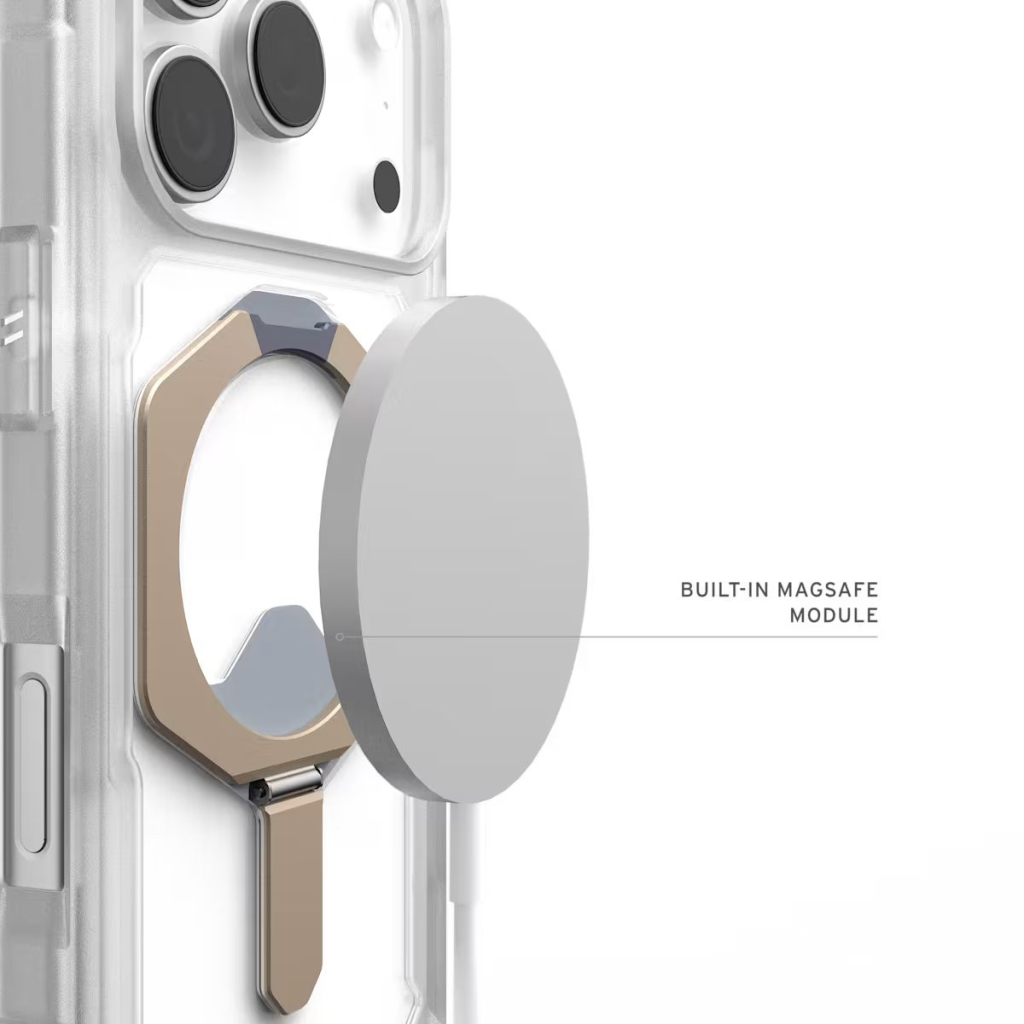 Чохол до мобільного телефона UAG Plasma XTE MagSafe iPhone 17 Pro Clear/Titanium (114527114G36) - изображение 8