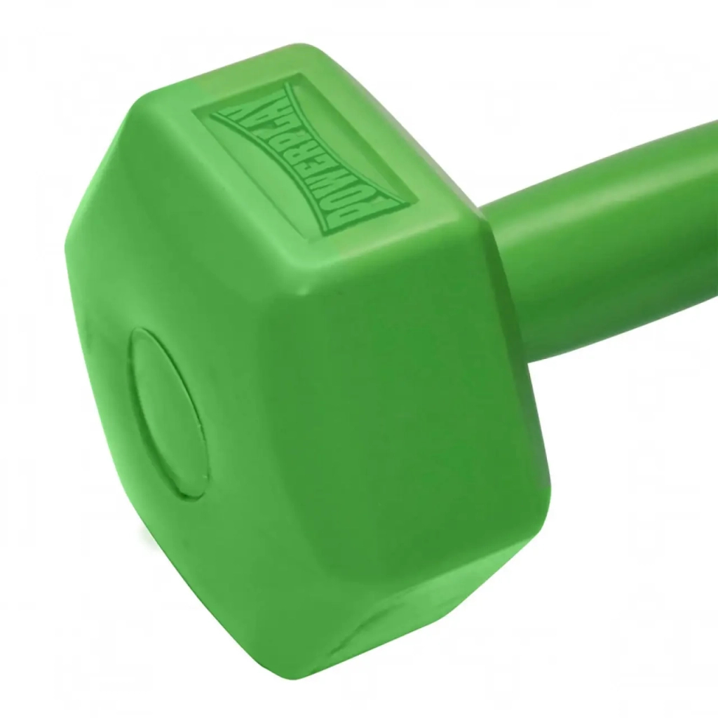 Гантель PowerPlay 4124 Hercules 2 кг Green (PP_4124_2kg) - зображення 3