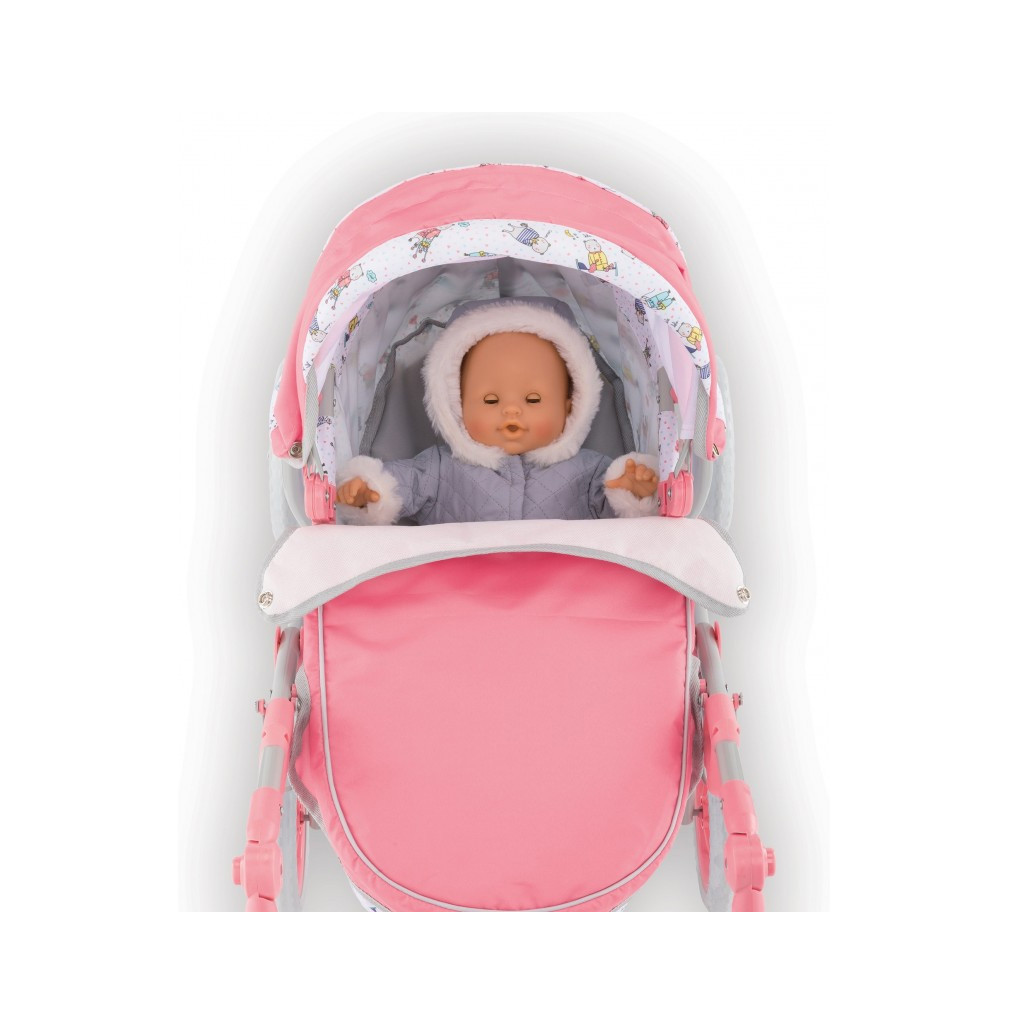Коляска для ляльок Corolle складна з корзиною та сумкою для аксесуарів (9000140460) - зображення 9