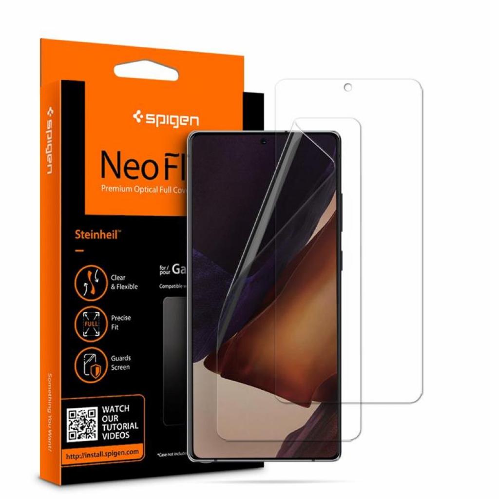 Плівка захисна Spigen Galaxy Note 20 Neo Flex, HD (2 pack) (AFL01364) - зображення 1