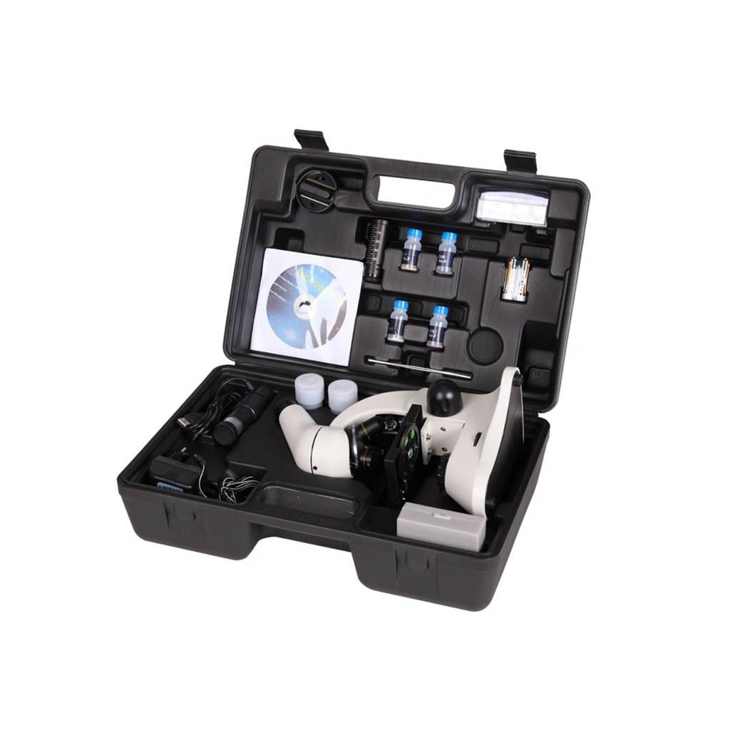 Мікроскоп Opto-Edu шкільний монокулярний в кейсі 40x-1280x (A11.1512-300K) - зображення 2