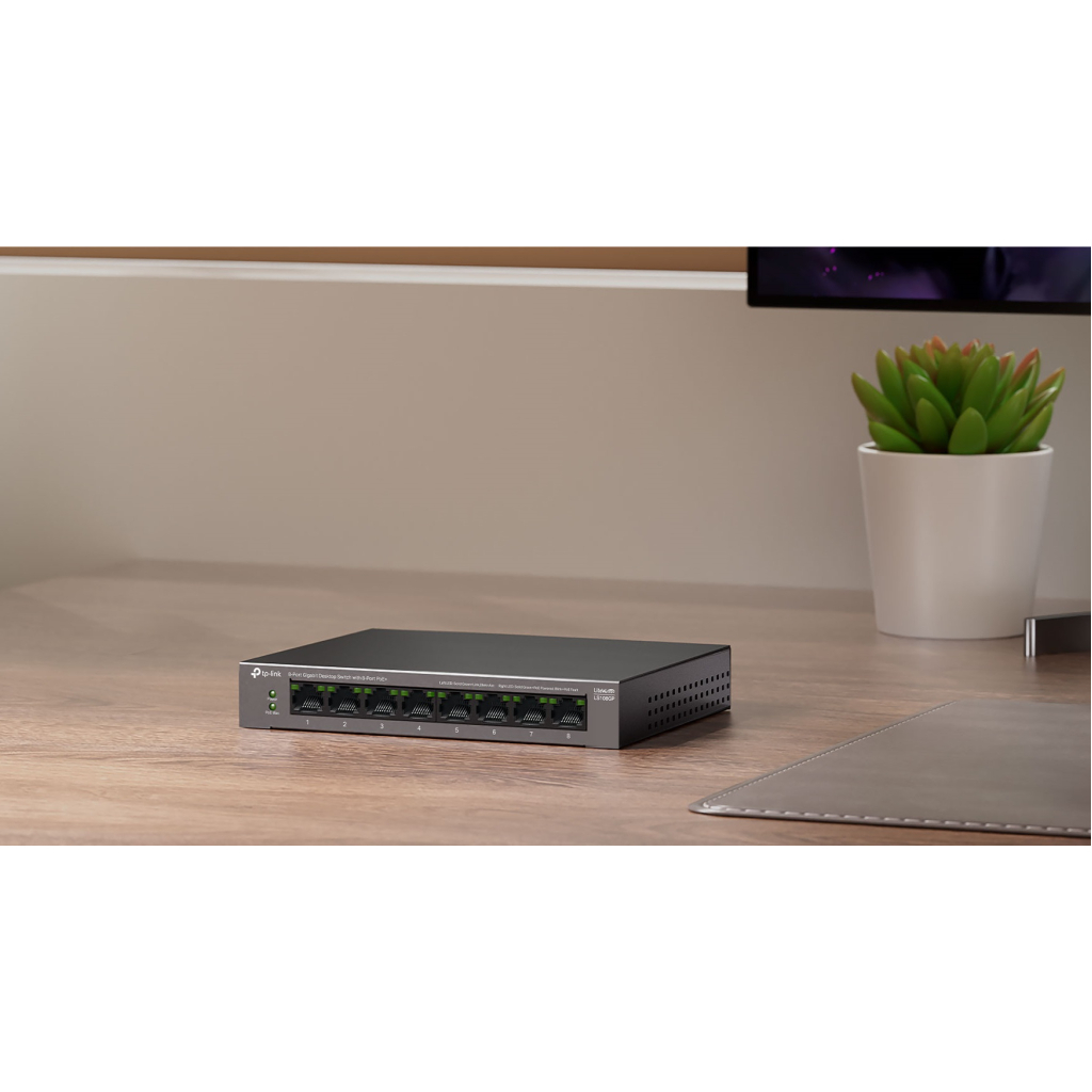 Комутатор мережевий TP-Link LS108GP - зображення 7