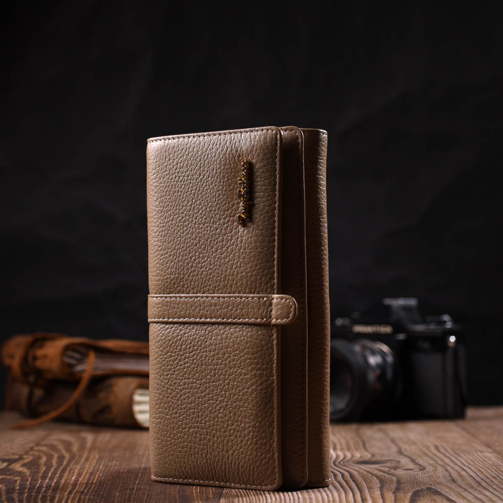 Гаманець Tony Bellucci З натуральної шкіри Бежевий (21959) - зображення 7