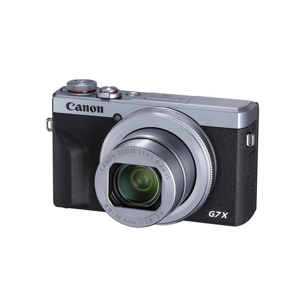 Цифровий фотоапарат Canon Powershot G7 X Mark III Silver (3638C013) - зображення 1