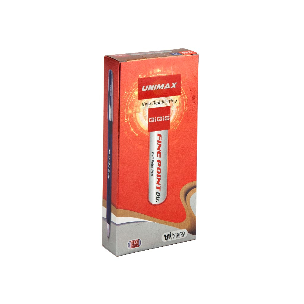 Ручка кулькова Unimax Fine Point Dlx., червона (UX-111-06) - зображення 3