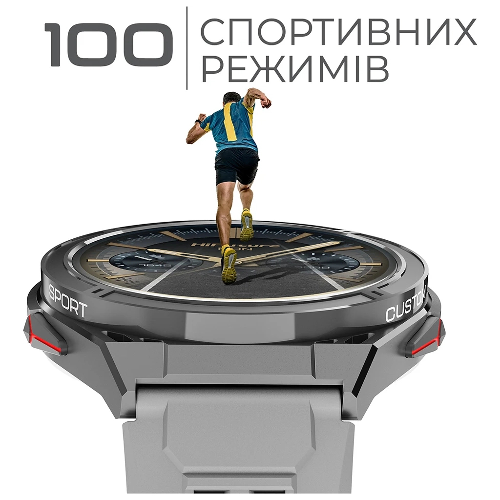 Смарт-годинник HiFuture active black-yellow (active.black-yellow) - зображення 8