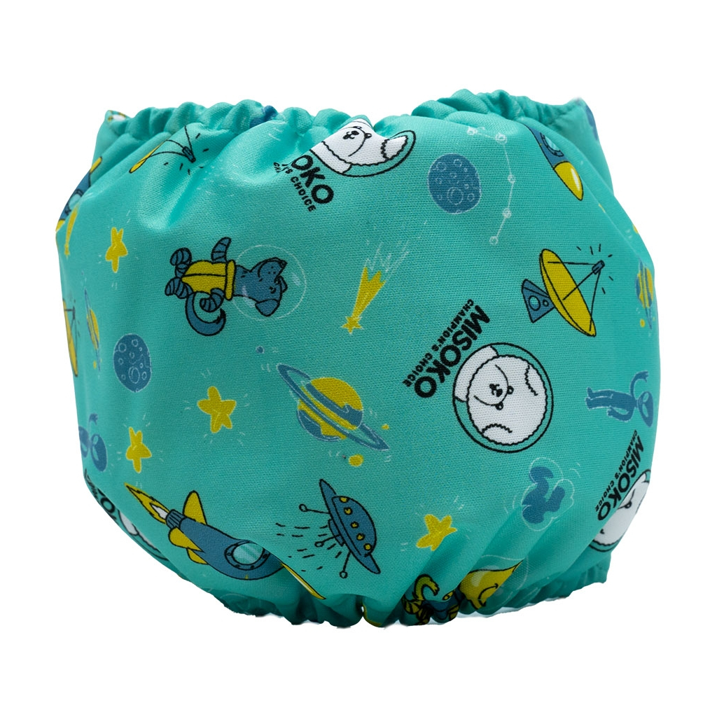 Підгузки для тварин MISOKO&CO багаторазові для кобелів, з ракетами, M 1 шт. м'ятні (HAINMSK63949) - зображення 3