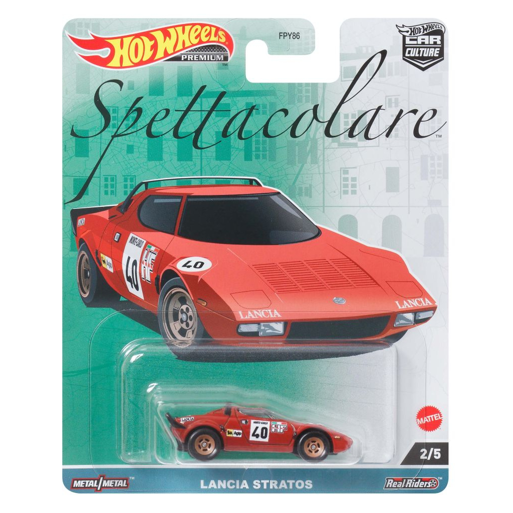 Машина Hot Wheels Колекційна модель Lancia Stratos серії Car Culture (FPY86/HKC49) - зображення 3