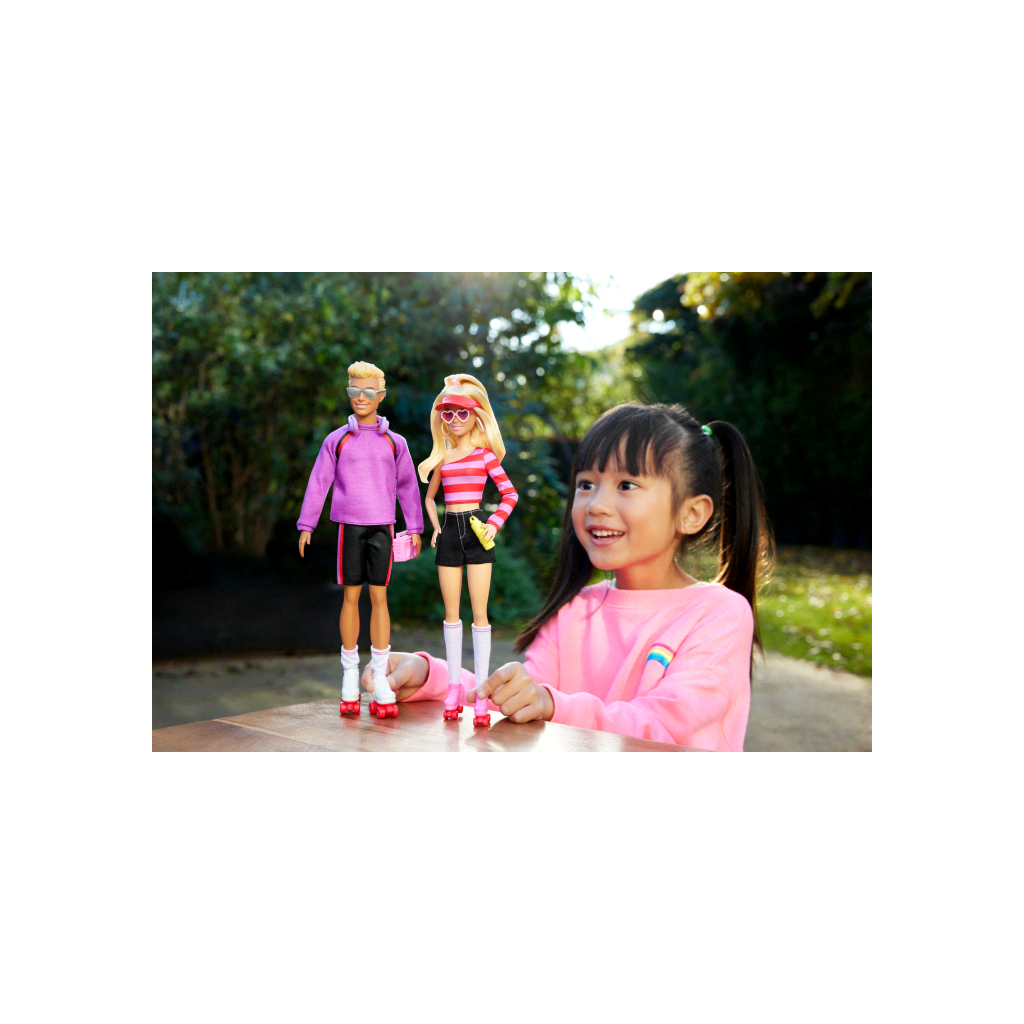 Лялька Barbie набір Барбі та Кен На роликах удвох (HXK90) - зображення 7