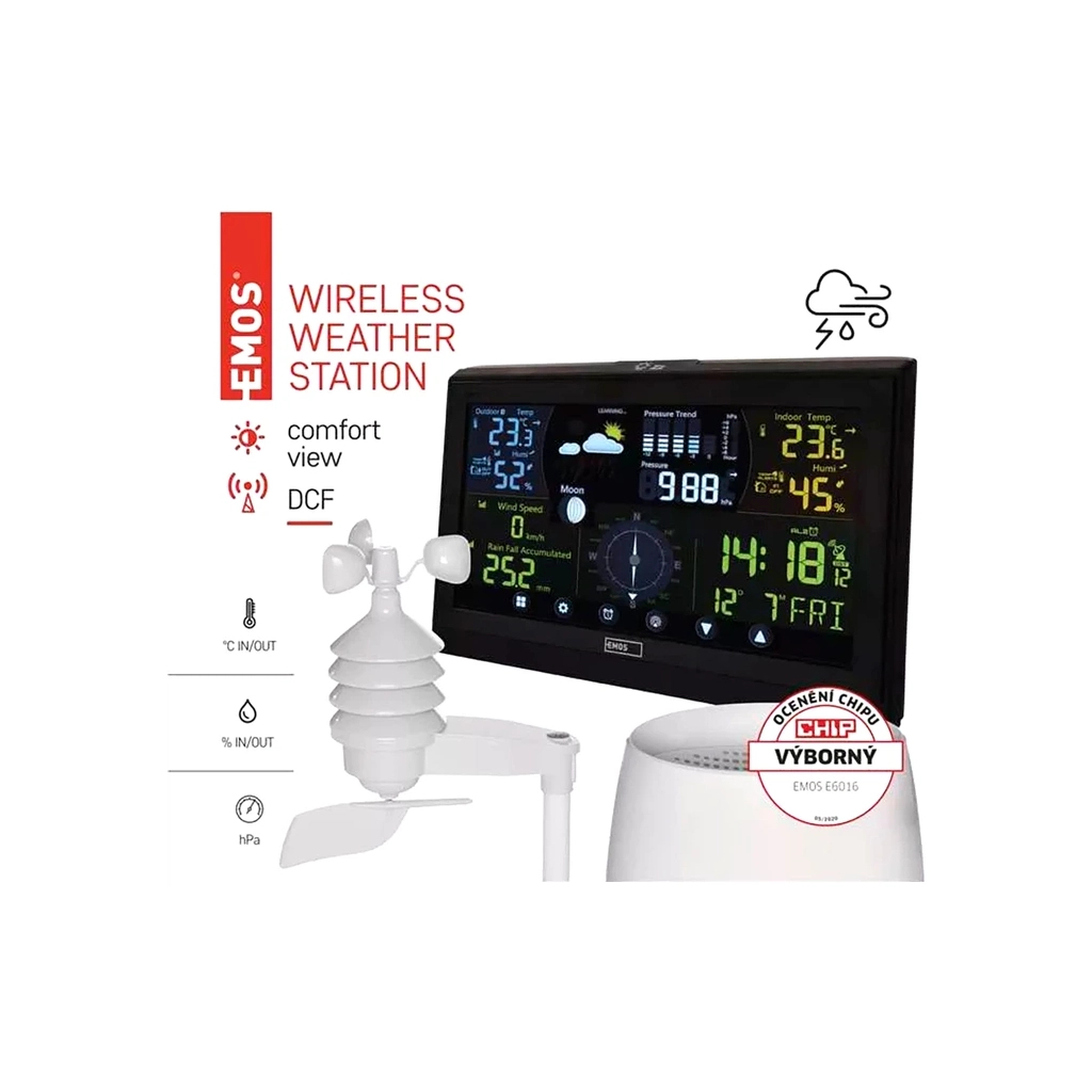 Метеостанція EMOS E6016 - изображение 9