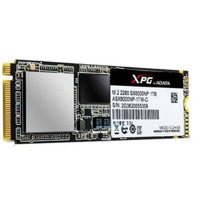 Накопичувач SSD M.2 2280 1TB ADATA (ASX8000NPC-1TM-C) - зображення 3