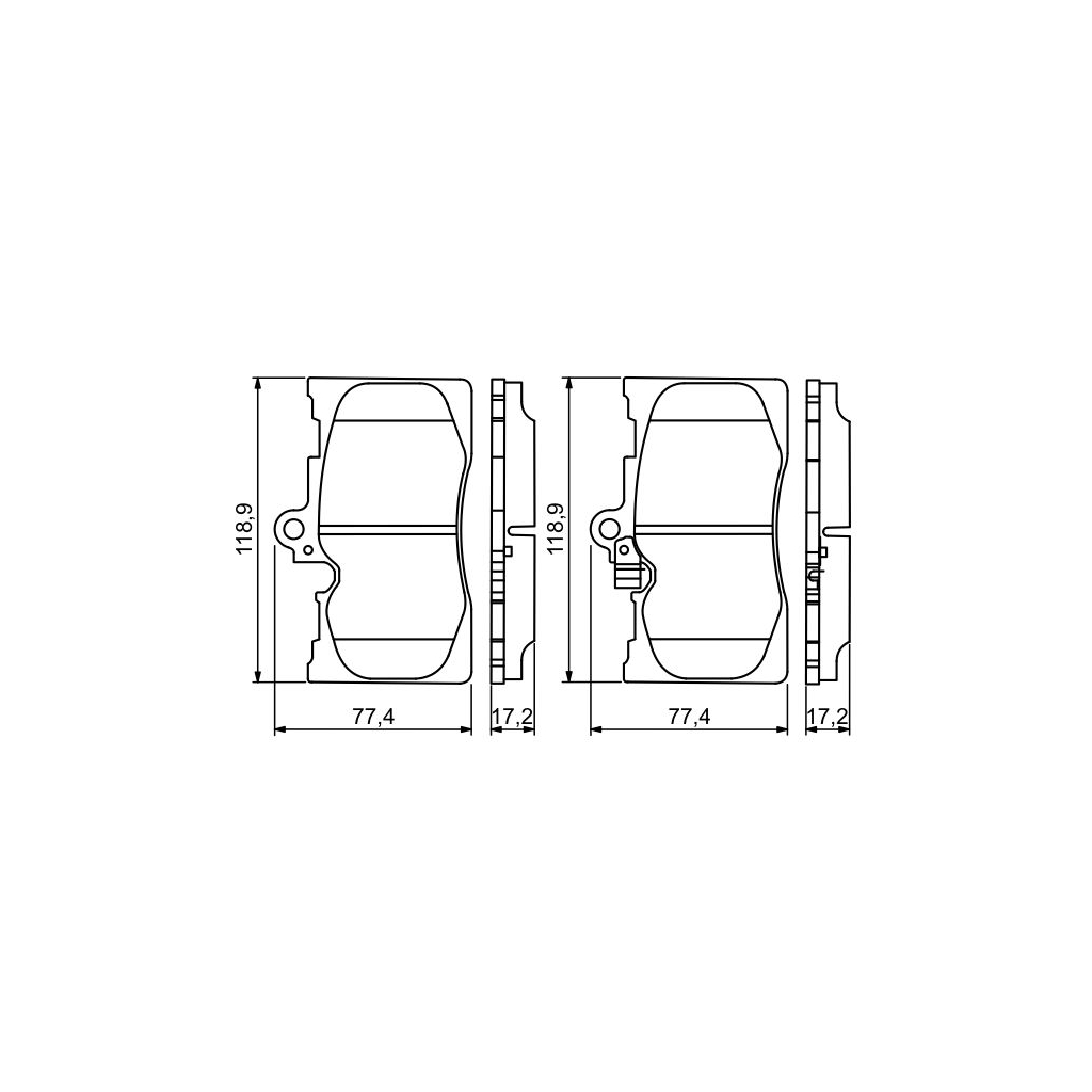 Гальмівні колодки Bosch 0 986 494 252 - зображення 5