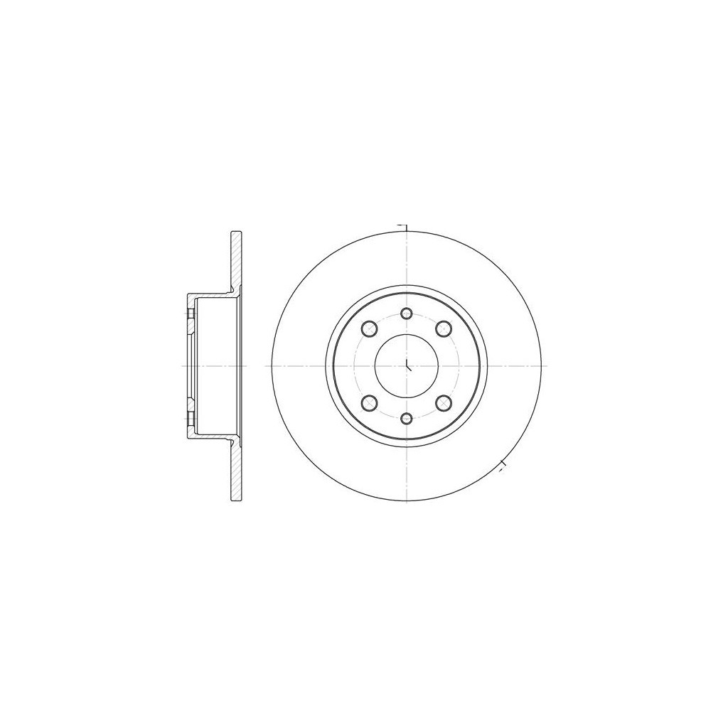 Гальмівний диск REMSA 6150.00 - зображення 1
