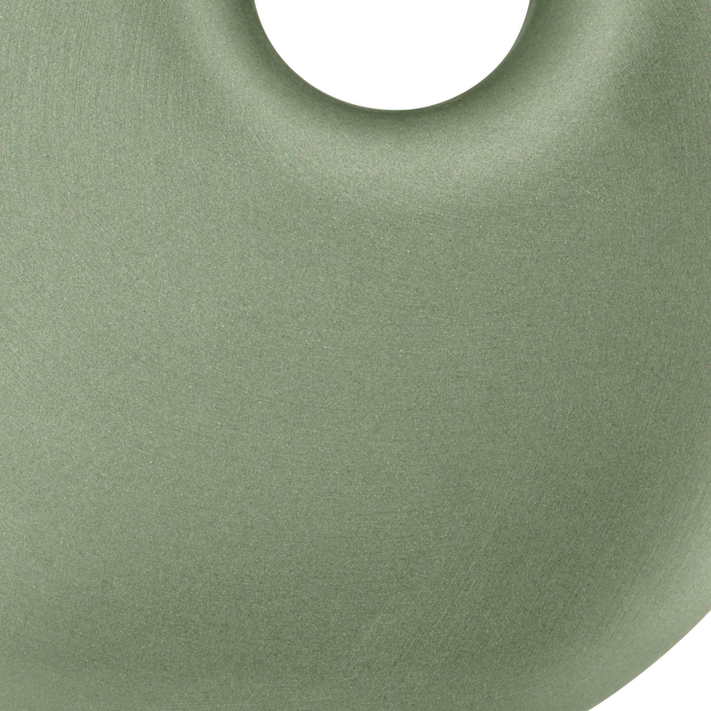 Ваза Ardesto Capri, 14х12см, порцеляна, зелений (AR3809O) - зображення 4