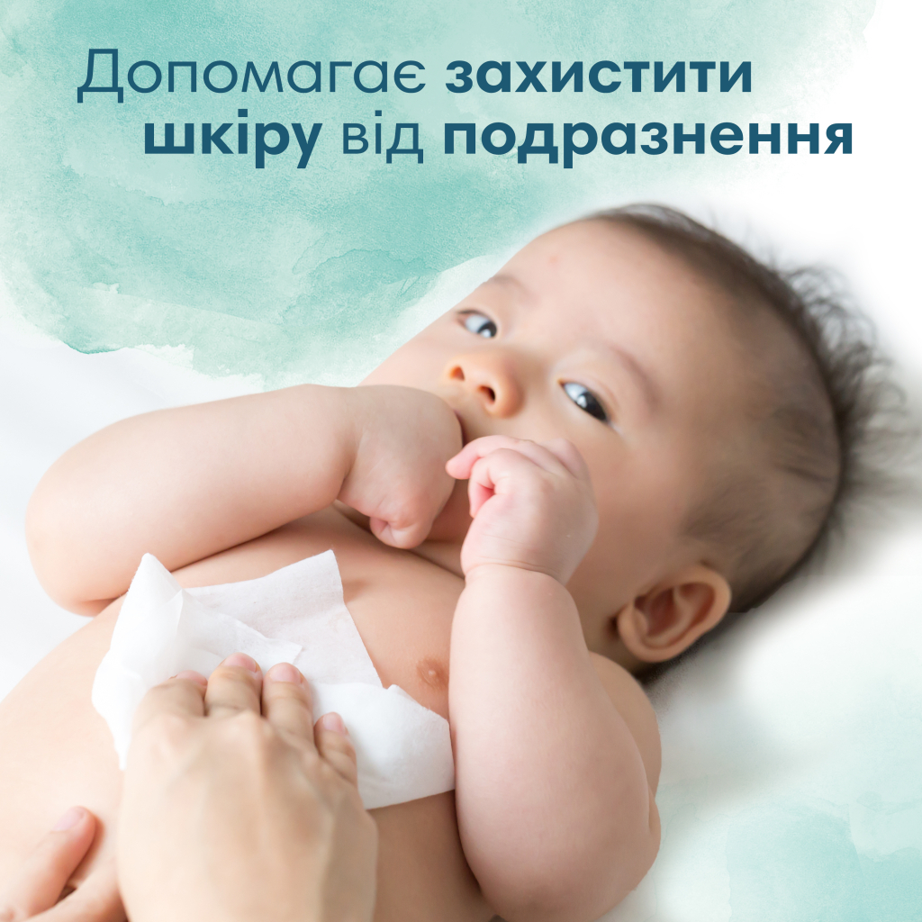Дитячі вологі серветки Pampers Harmonie Aqua 9 пачок х 48 шт (8006540811245) - зображення 6