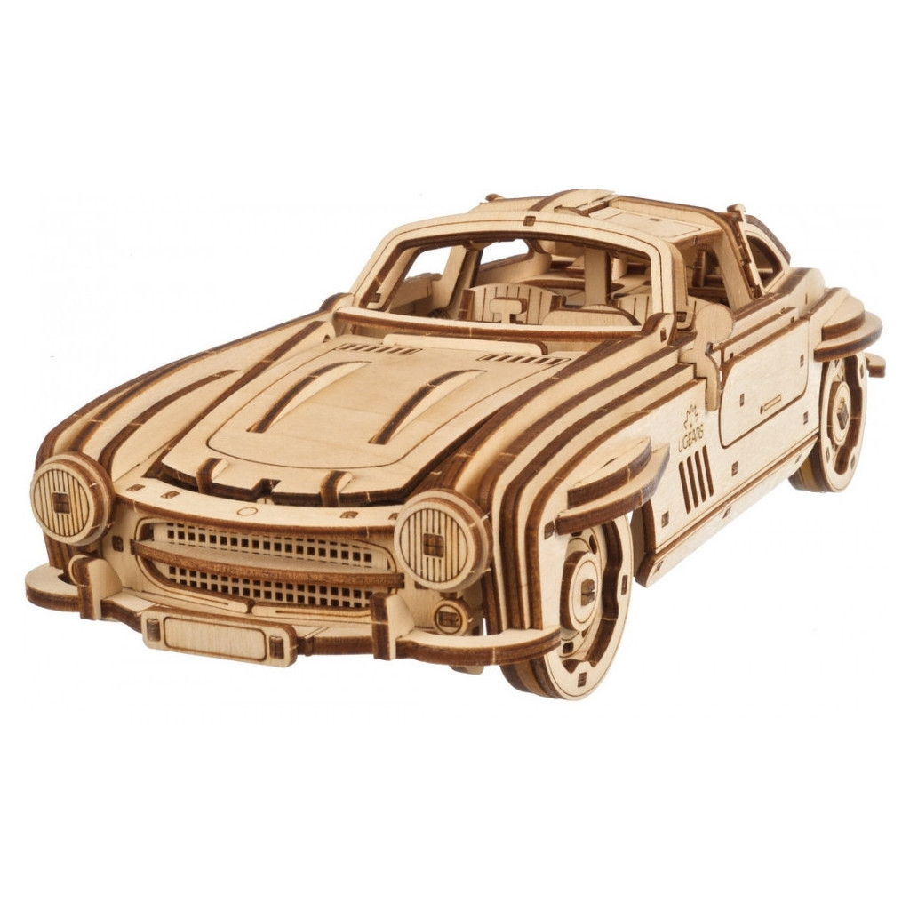 Конструктор Ugears Крилате спорткупе (6337511) - зображення 1