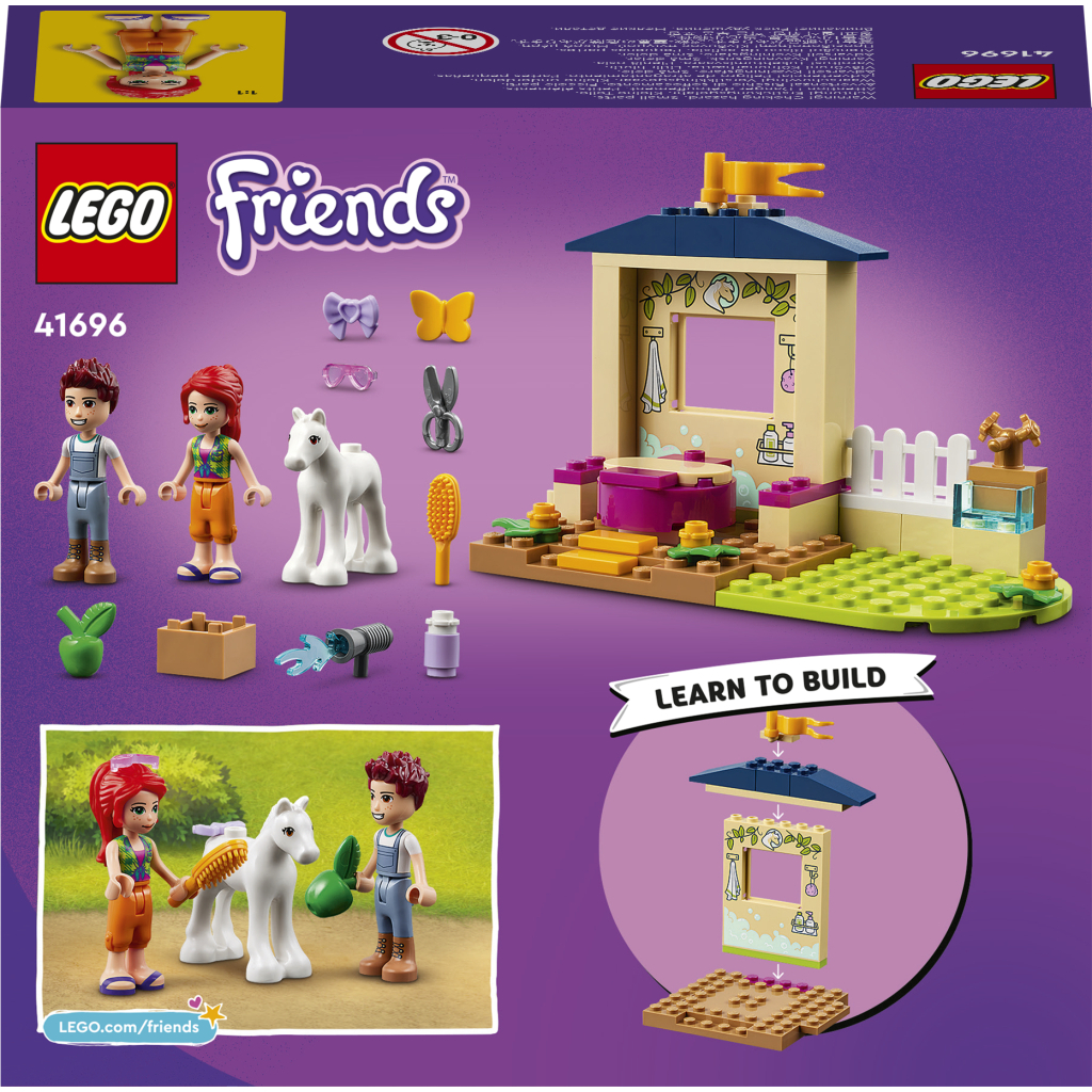 Конструктор LEGO Friends Конюшня для миття поні 60 деталей (41696) - зображення 10