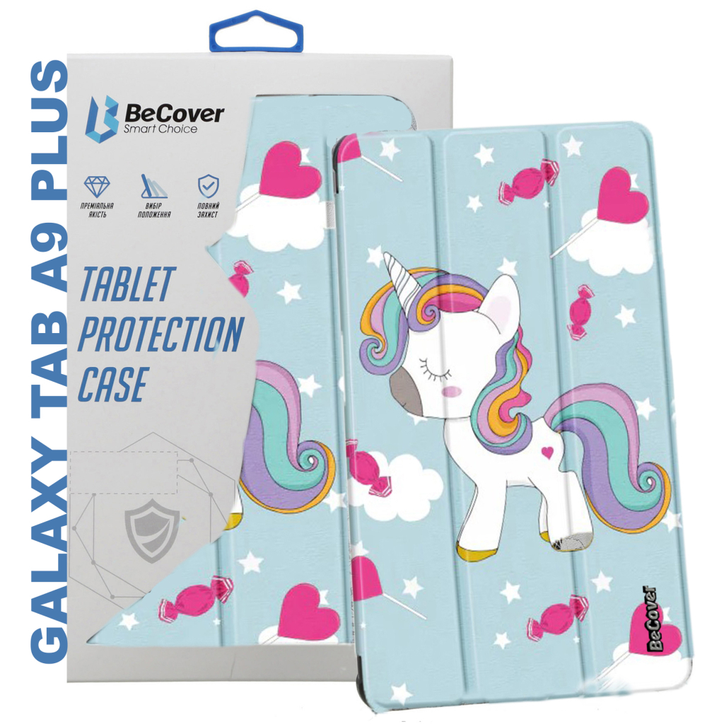 Чохол до планшета BeCover Smart Case Samsung Tab A9 Plus SM-X210/SM-X215/SM-X216 11.0" Unicorn (710321) - зображення 1