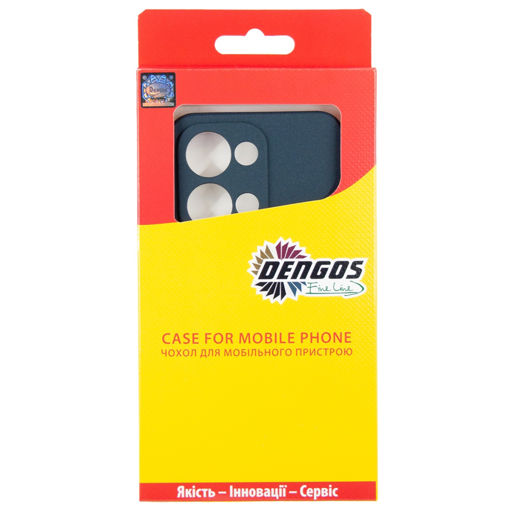 Чохол до мобільного телефона Dengos Oppo Reno13 5G Carbon+glass Blue (DG-KM-177) - зображення 4