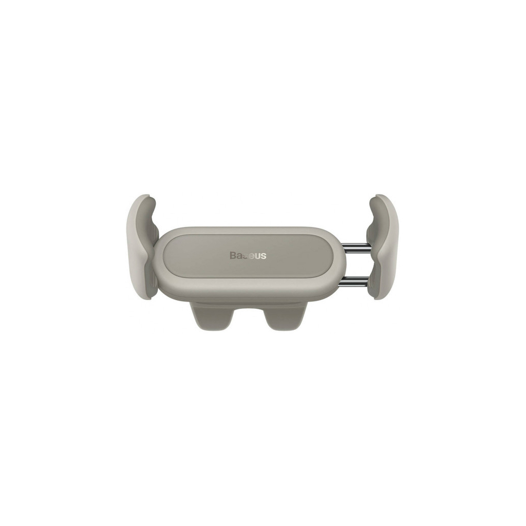 Універсальний автотримач Baseus 4.7-6.7" Steel Cannon 2 (на решітку) creamy-white (SUGP000002) - изображение 4