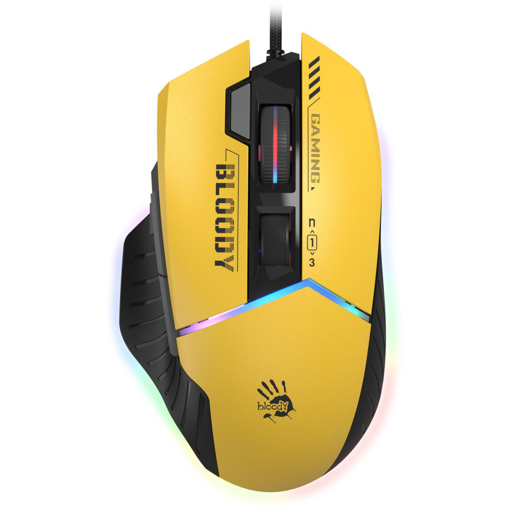 Мишка A4Tech Bloody W95 Max RGB Activated USB Sports Lime (4711421985727) - зображення 1
