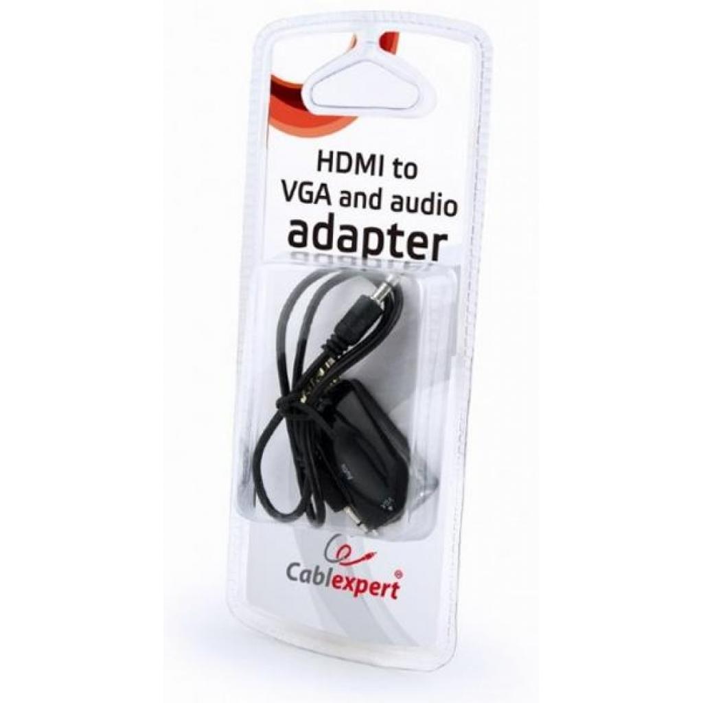 Перехідник HDMI в VGA и стерео-аудио Cablexpert (AB-HDMI-VGA-02) - зображення 3