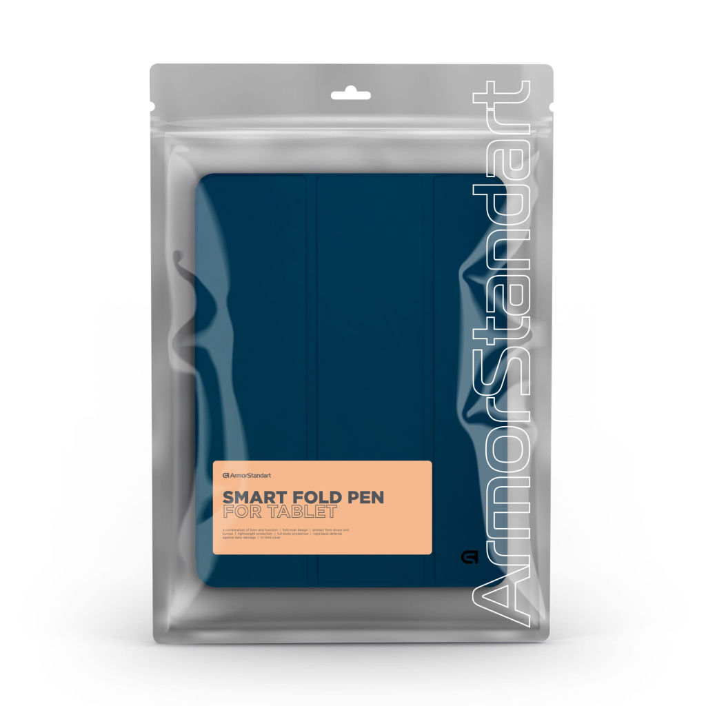 Чохол до планшета Armorstandart Smart Fold Pen Xiaomi Redmi Pad Pro / Poco Pad Dark Blue (ARM81431) - зображення 8