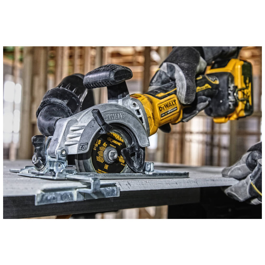 Дискова пила DeWALT 18В XR Li-Ion, безщіткова, 115х9.5 мм (без АКБ та ЗУ) (DCS571N) - зображення 5