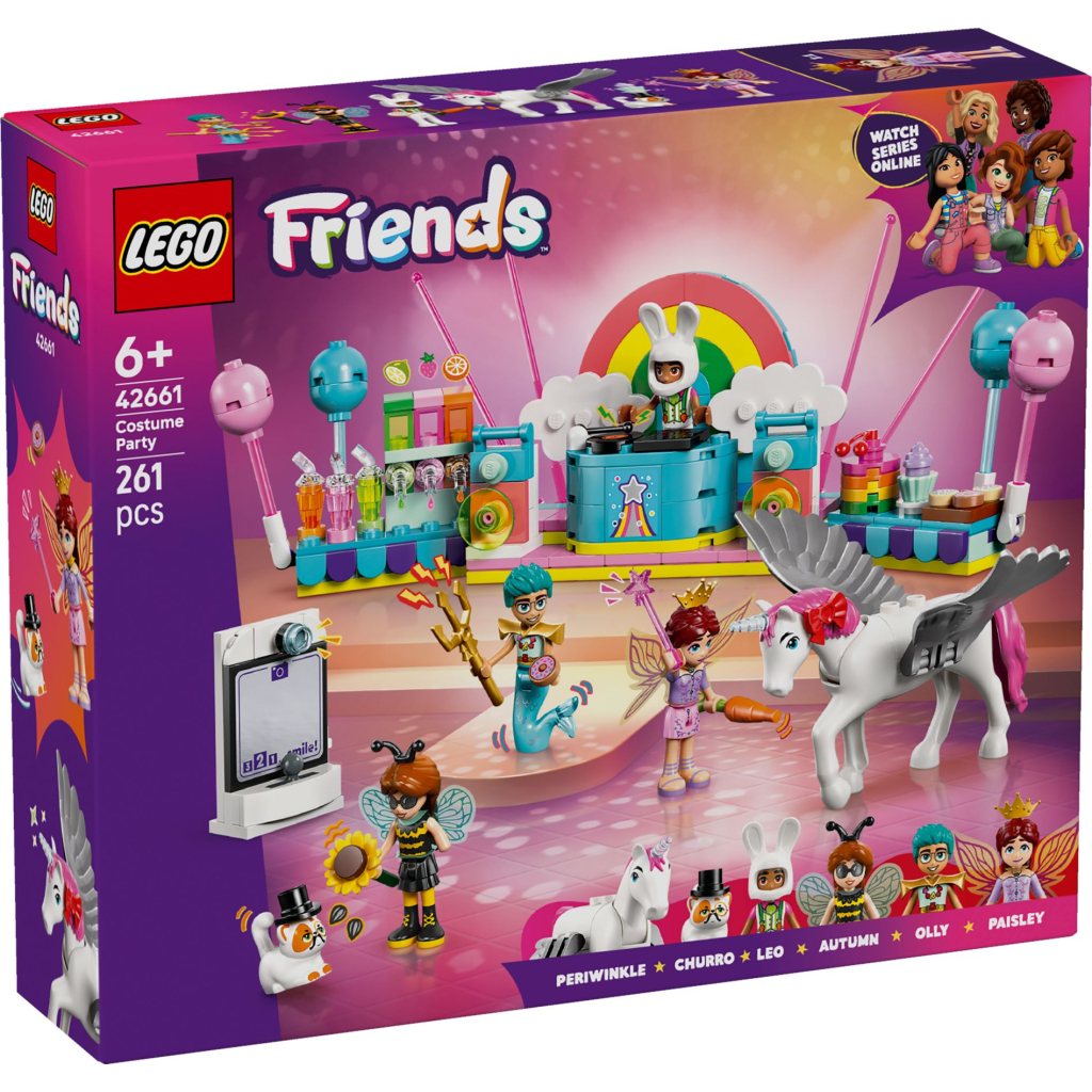Конструктор LEGO Friends Костюмована вечірка з єдинорогом та феєю (42661) - зображення 1