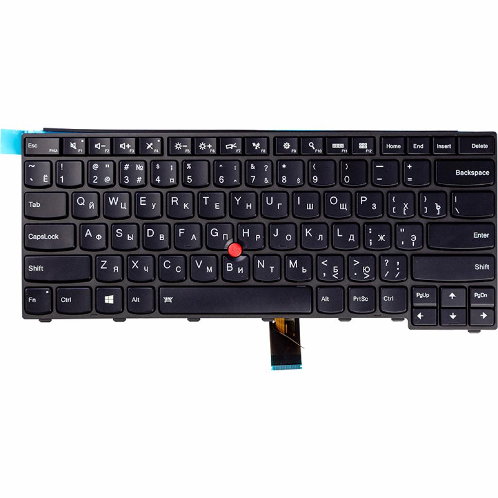 Клавіатура ноутбука Lenovo Thinkpad T440/E431 черн/подсв (KB310767) - зображення 1
