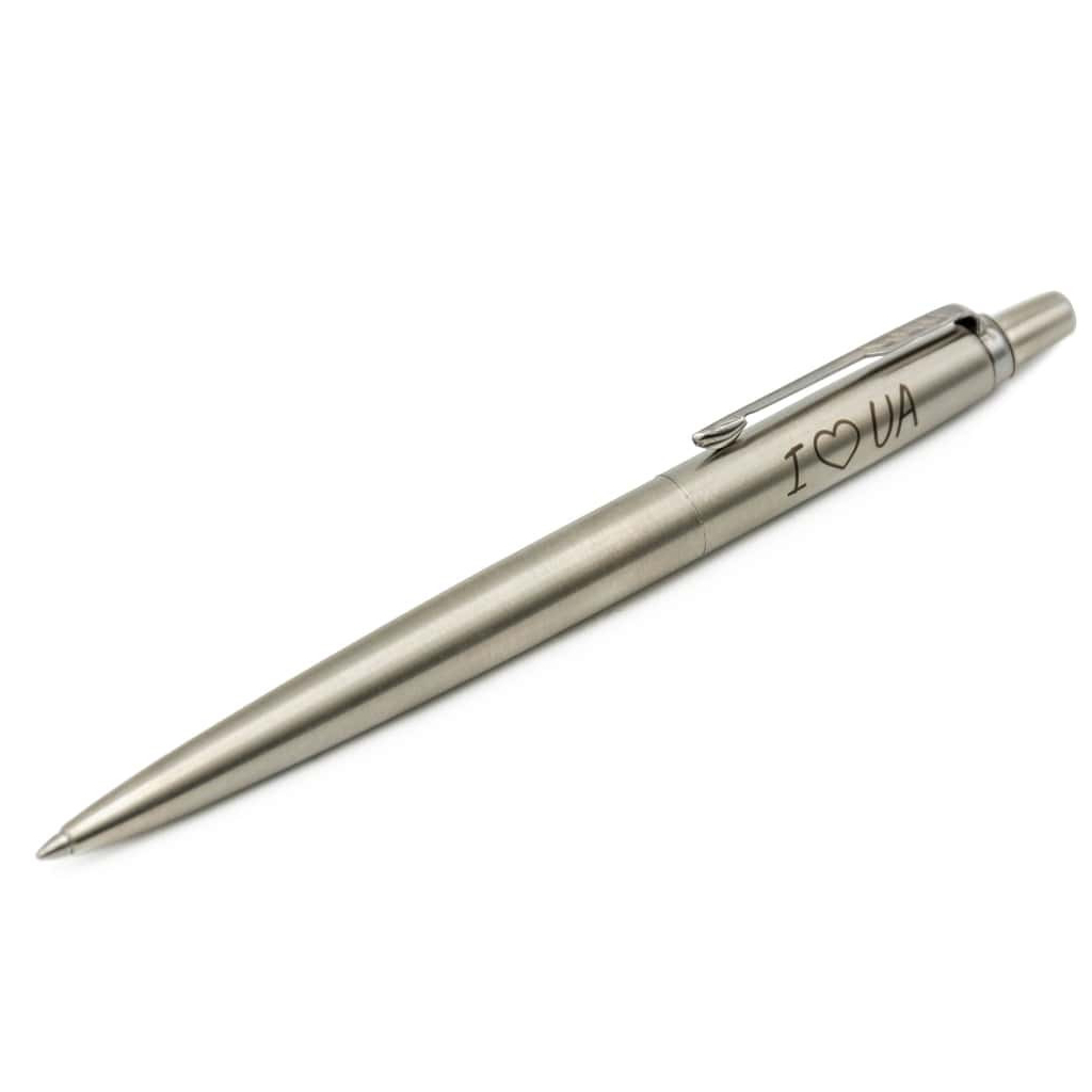Ручка кулькова Parker JOTTER 17 UKRAINE SS CT BP I Love UA (16132_T207b) - зображення 3