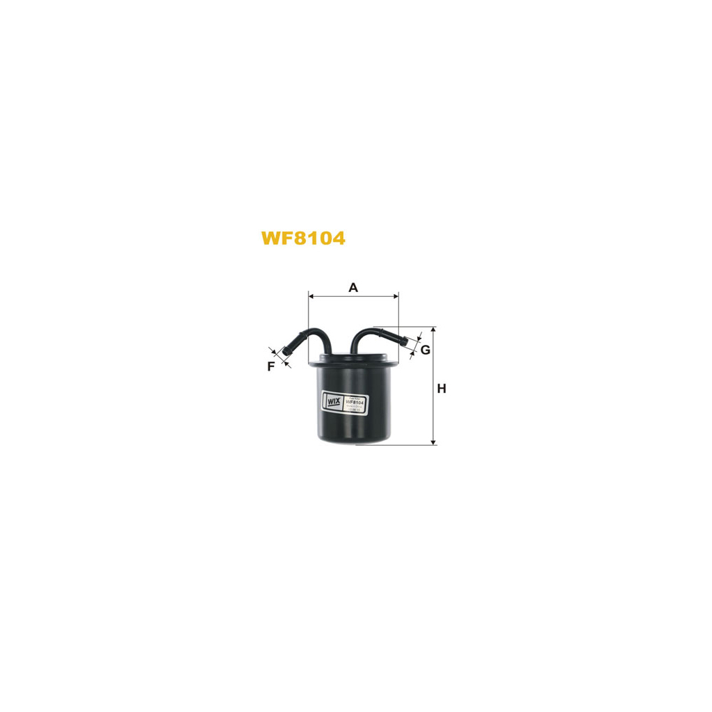 Фільтр паливний Wixfiltron WF8104 - зображення 1