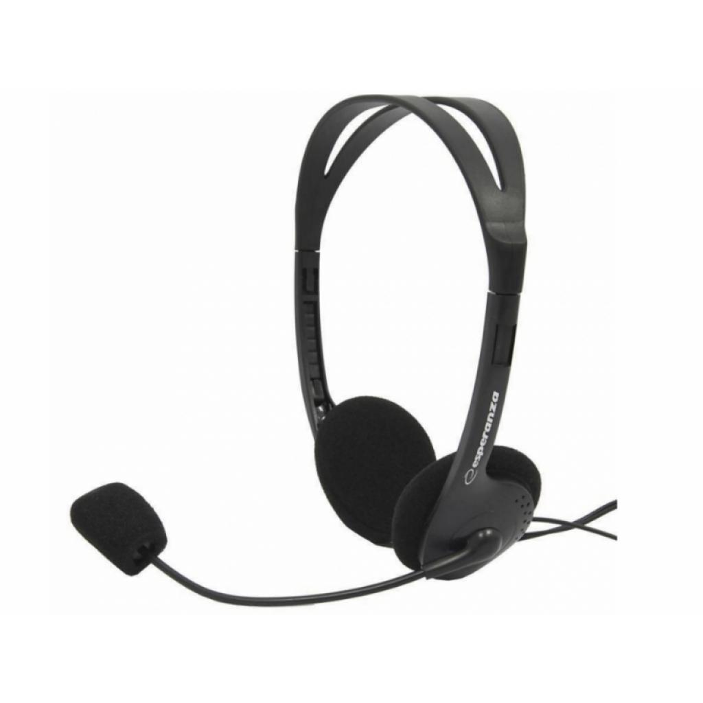 Навушники Esperanza EH102 Black - зображення 1