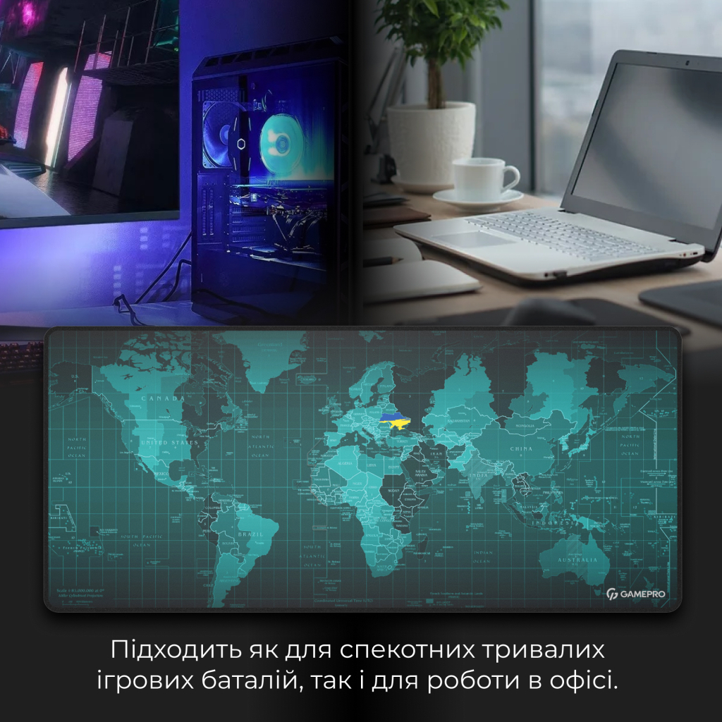 Килимок для мишки GamePro MP275M Black (MP275M) - зображення 7