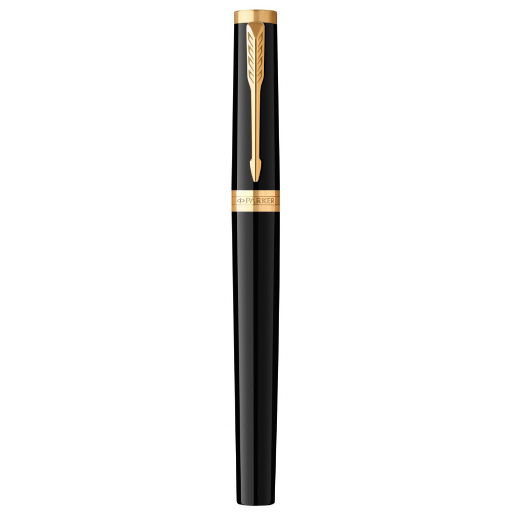 Ручка пір'яна Parker INGENUITY Black Lacquer GT FP F (60 011) - зображення 2
