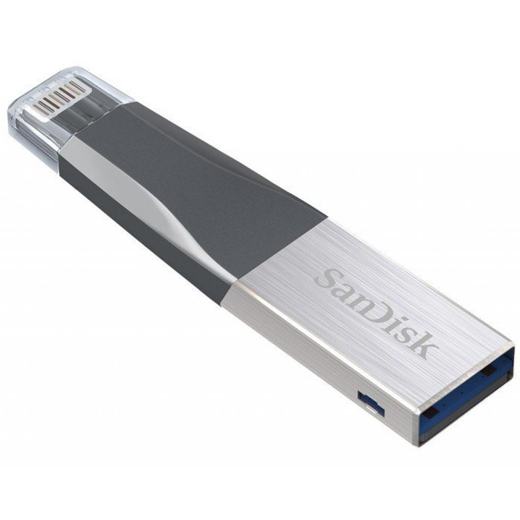 USB флеш накопичувач SanDisk 64GB iXpand Mini USB 3.0/Lightning (SDIX40N-064G-GN6NN) - зображення 2