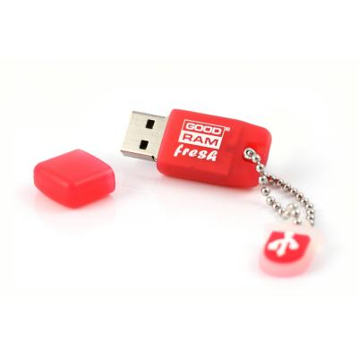 USB флеш накопичувач Goodram 8GB FRESH Red USB 2.0 (UFR2-0080R0R11) - зображення 1