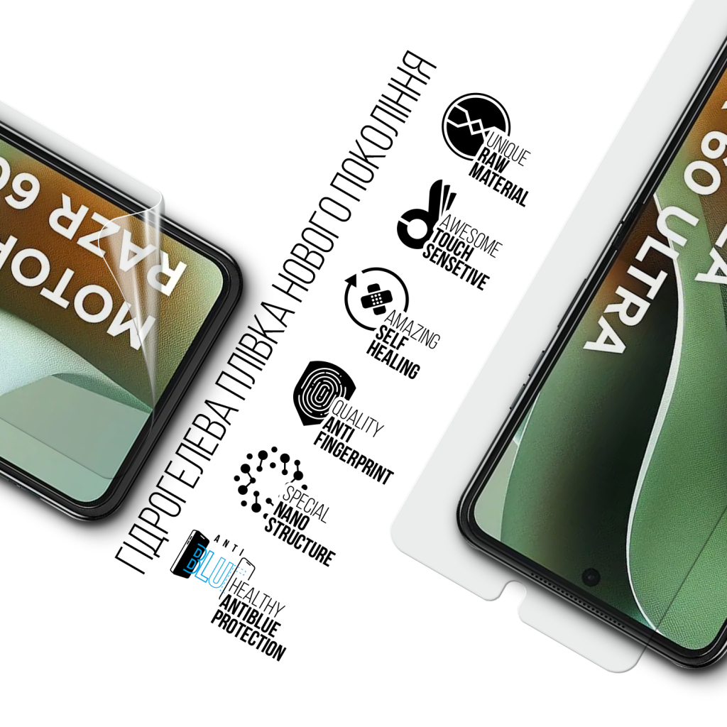 Плівка захисна Armorstandart Anti-Blue Motorola Razr 60 Ultra 5G (ARM86952) - изображение 2