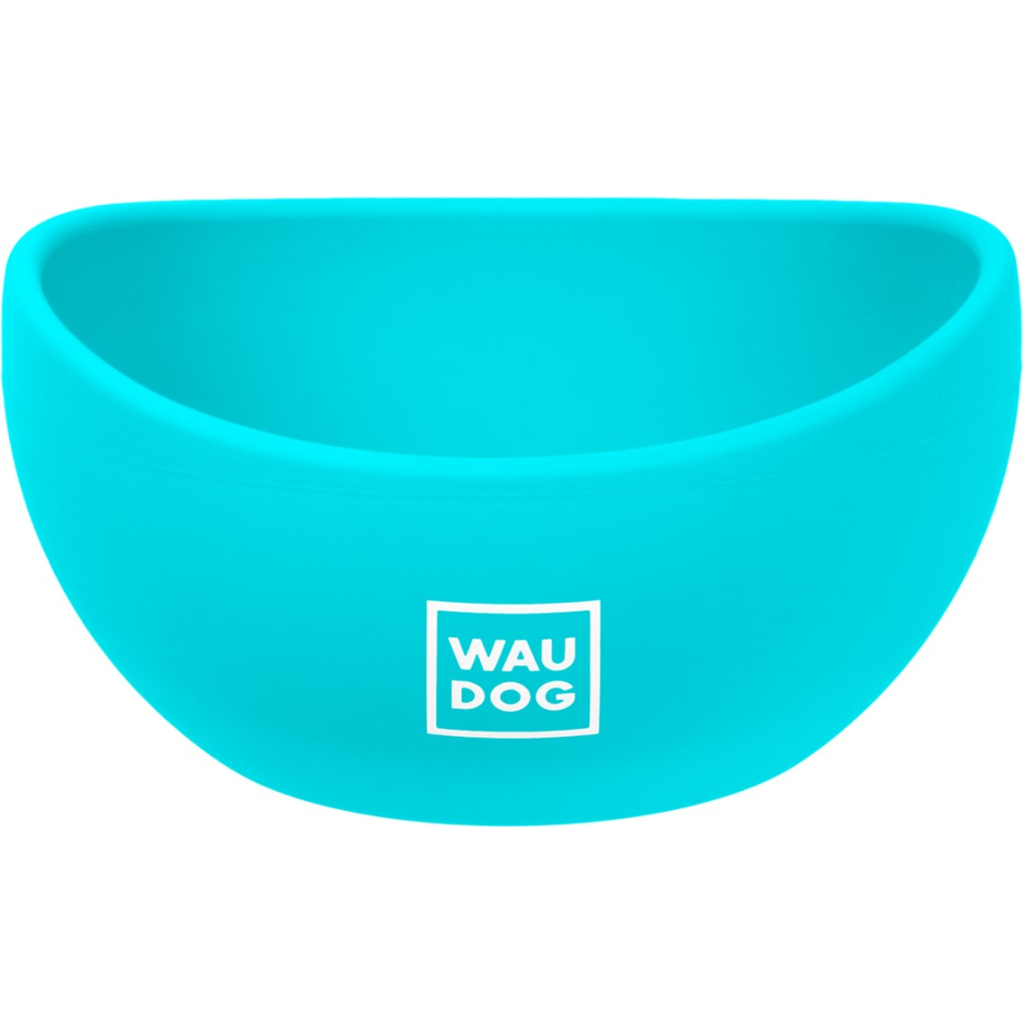 Посуд для котів WAUDOG Silicone Миска 250 мл блакитна (50812) - зображення 4