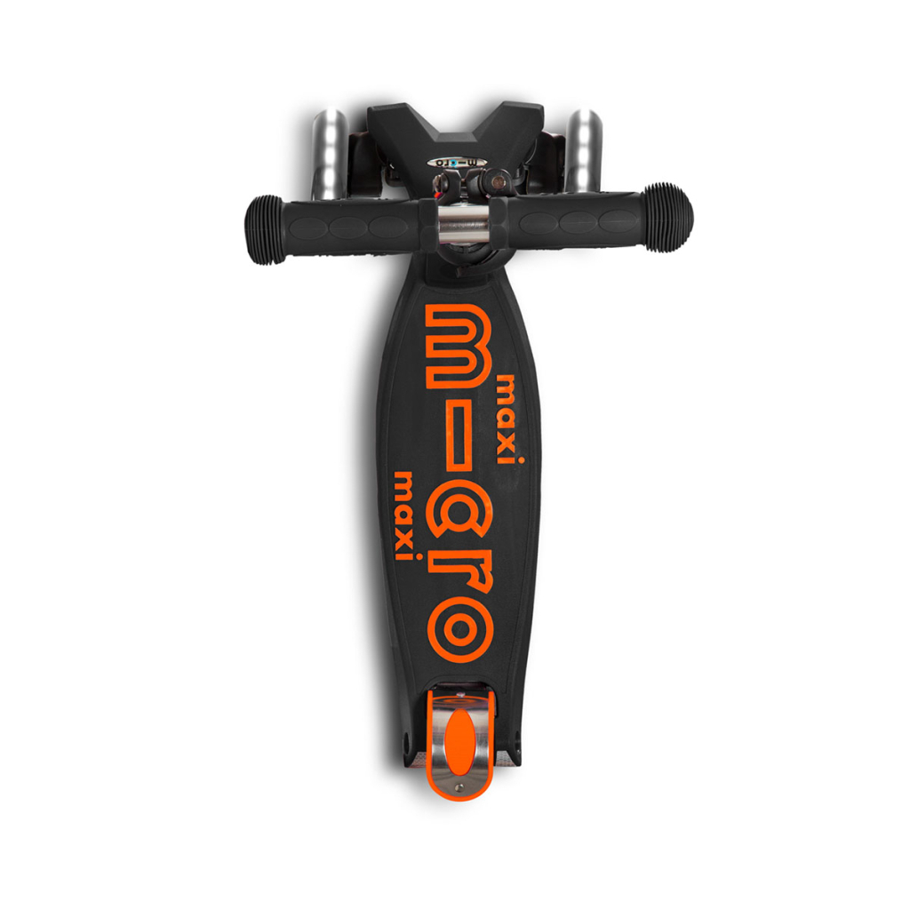 Самокат Micro Maxi Deluxe black/orange LED (MMD143) - зображення 3
