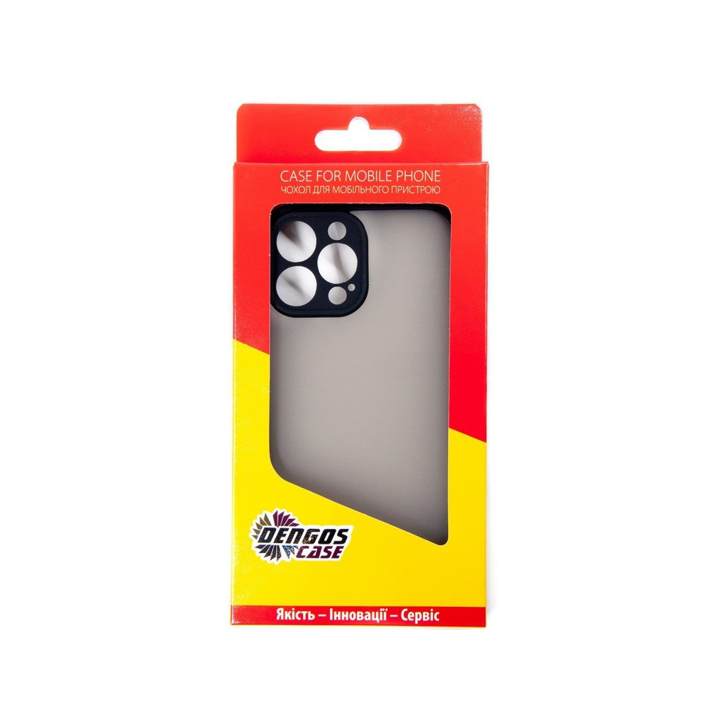 Чохол до мобільного телефона Dengos Matte Bng iPhone 13 Pro (black) (DG-TPU-BNG-14) - зображення 2