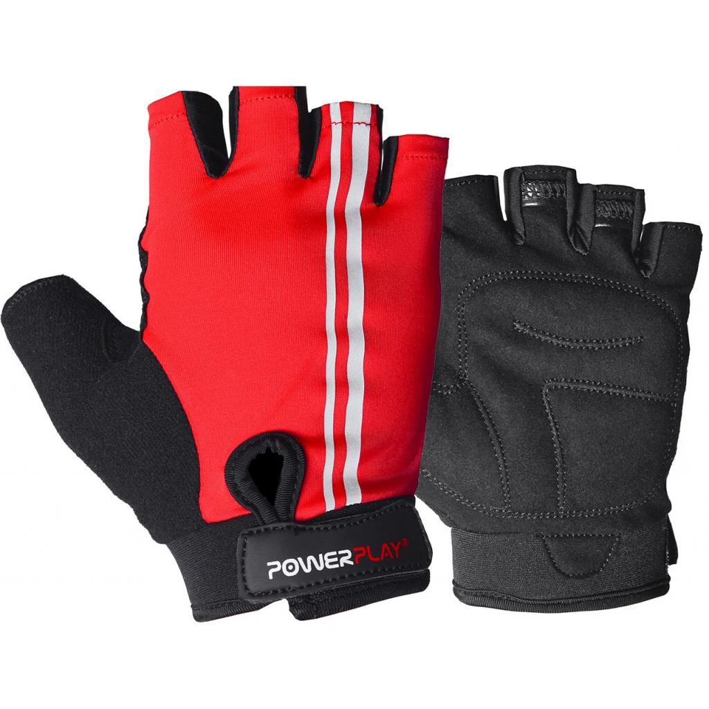 Велорукавиці PowerPlay 5031 Red L (5031B_L_Red) - зображення 1