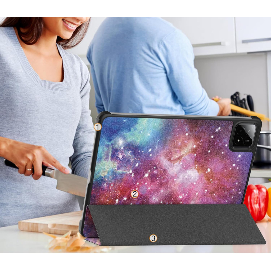 Чохол до планшета BeCover Smart Case Xiaomi Pad 7 / 7 Pro 11.2" Space (712815) - зображення 9