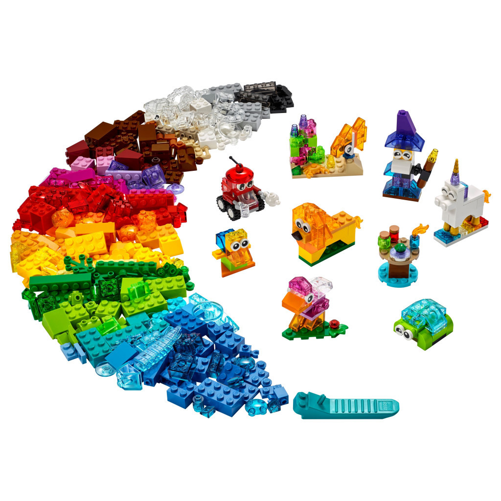 Конструктор LEGO Classic Прозорі кубики для творчості (11013) - зображення 2