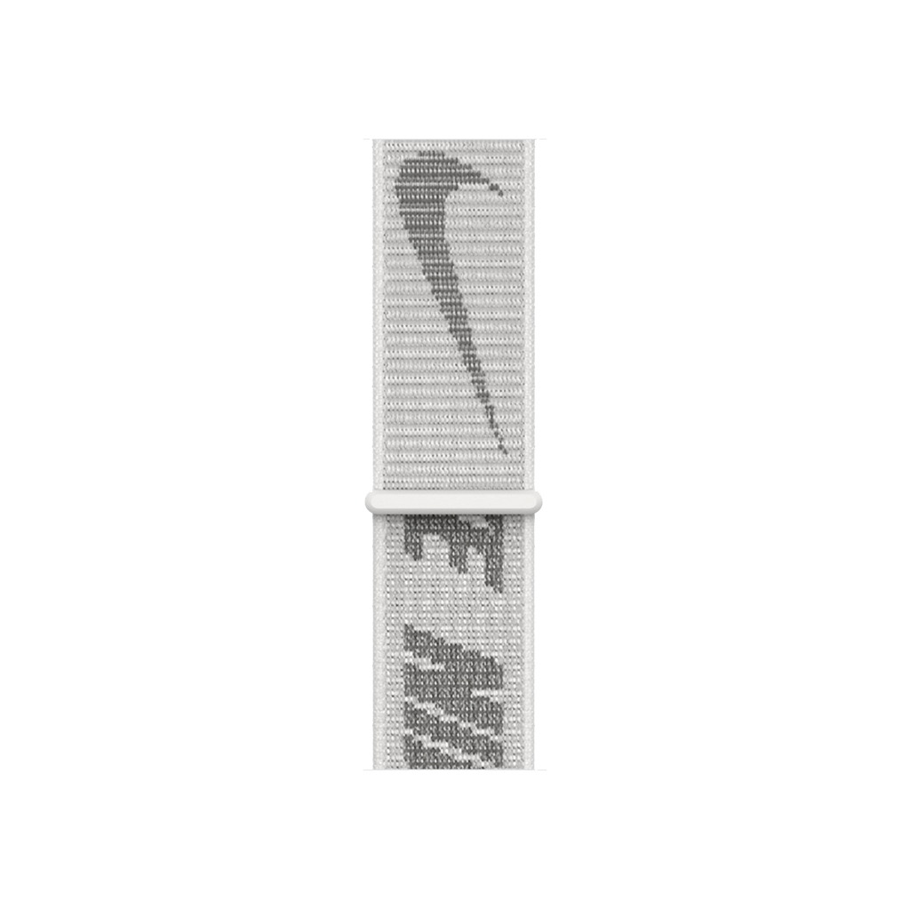 Ремінець до смарт-годинника Apple 41mm Summit White Nike Sport Loop - Regular (ML2W3ZM/A) - зображення 1