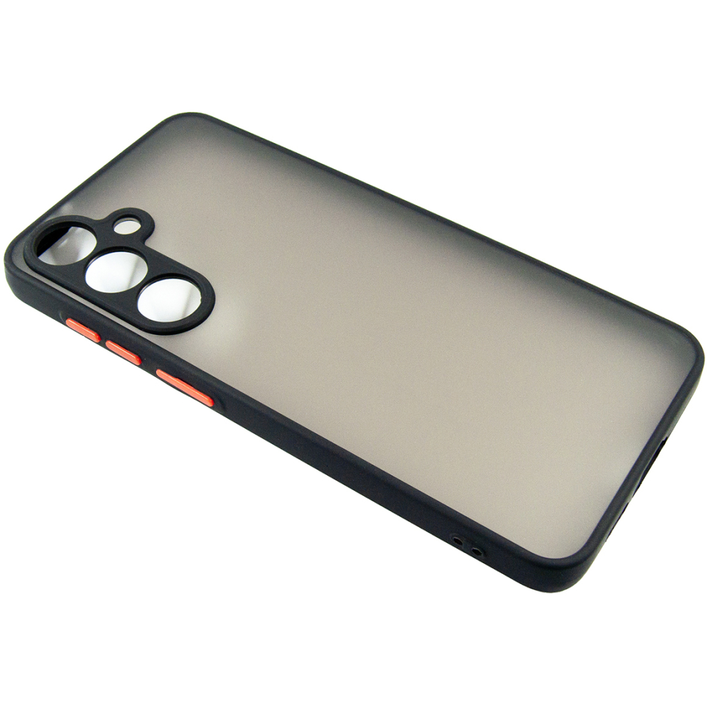 Чохол до мобільного телефона Dengos Matte Samsung Galaxy S24 FE (Black) (DG-TPU-MATT-152) - зображення 3