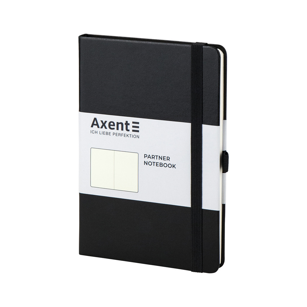 Книга записна Axent Partner 125х195 мм без лініюванням 96 аркушів Чорна (8307-01-A) - зображення 2