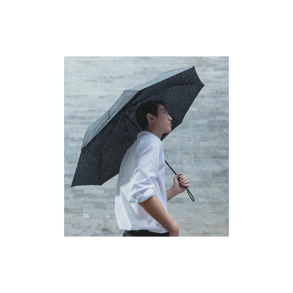 Парасоля Xiaomi RunMi Super Portable Automatic Umbrella Black (6941413204217) - зображення 5